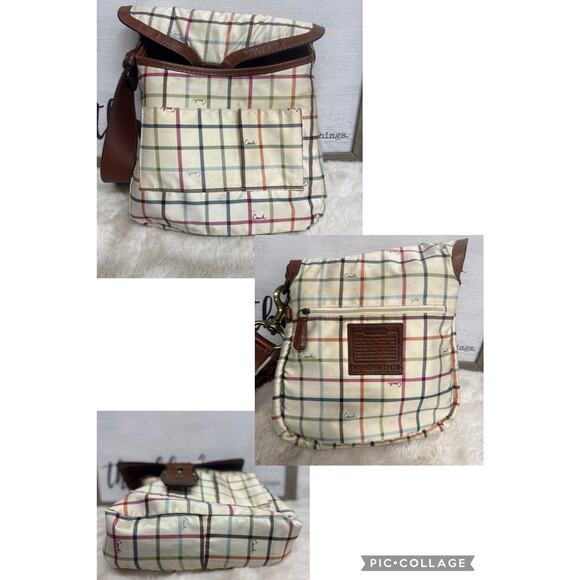 Coach Vintage Bleecker Legacy Tattersall Leather Purse Shoulder Bag 11419 Y2K - Picture 11 of 12